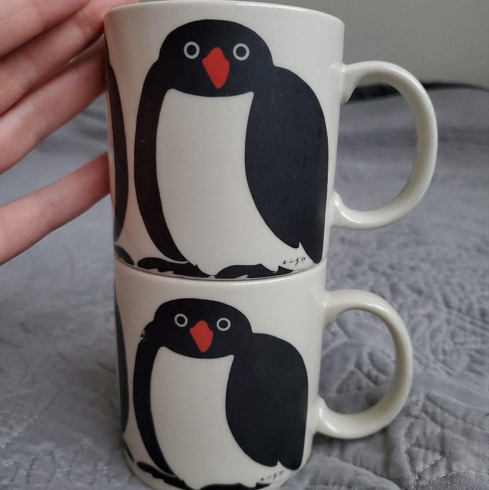 Pair Stacking Taylor & Ng Penguin Coffee Mug